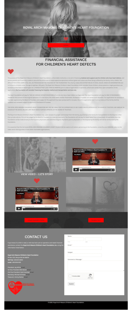 Non-profit Website Design Marysville, WA 98270