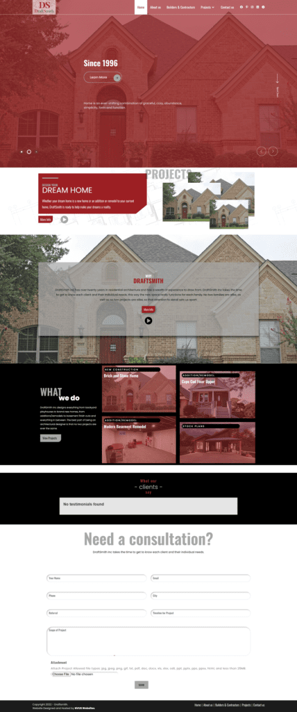 Residential Architecture Website Design Brookfield, WI 53005